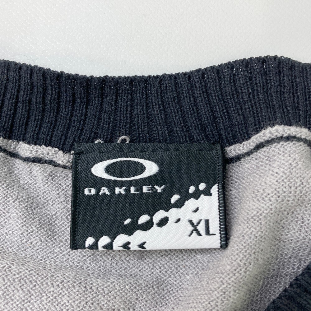 OAKLEY オークリー Vネックニットベスト ブラック系 XL [240001918861] ゴルフウェア メンズ_画像5