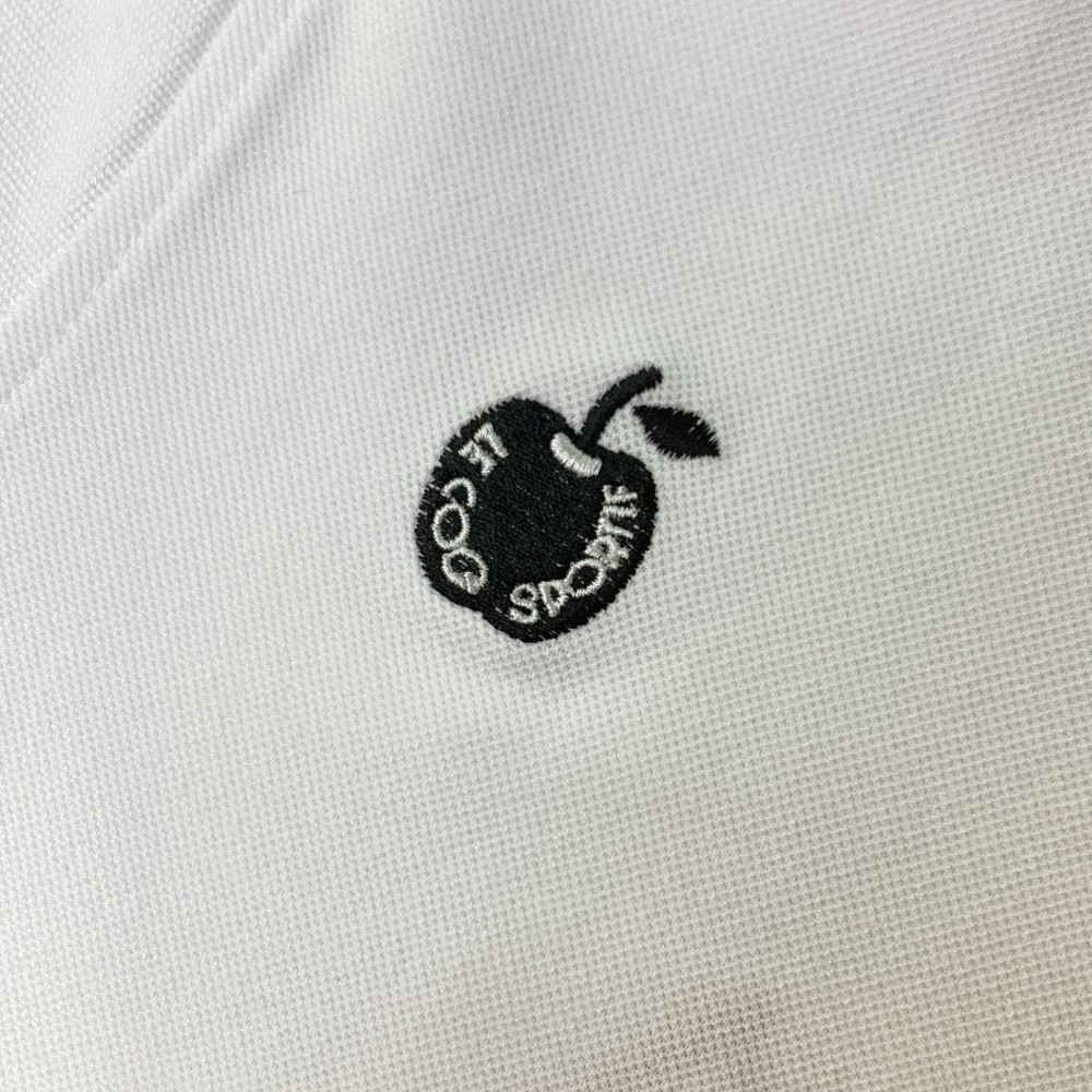 【新品】LECOQ GOLF ルコックゴルフ 半袖ポロシャツ ホワイト系 M [240101101454] ゴルフウェア レディースの画像5