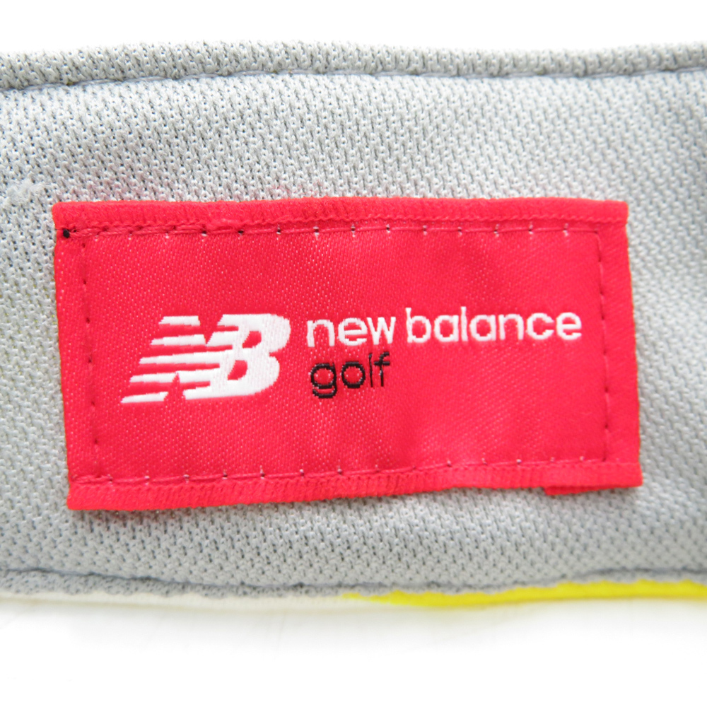 NEW BALANCE ニューバランス サンバイザー ボーダー柄 イエロー系 FR [240101109142] ゴルフウェア_画像5