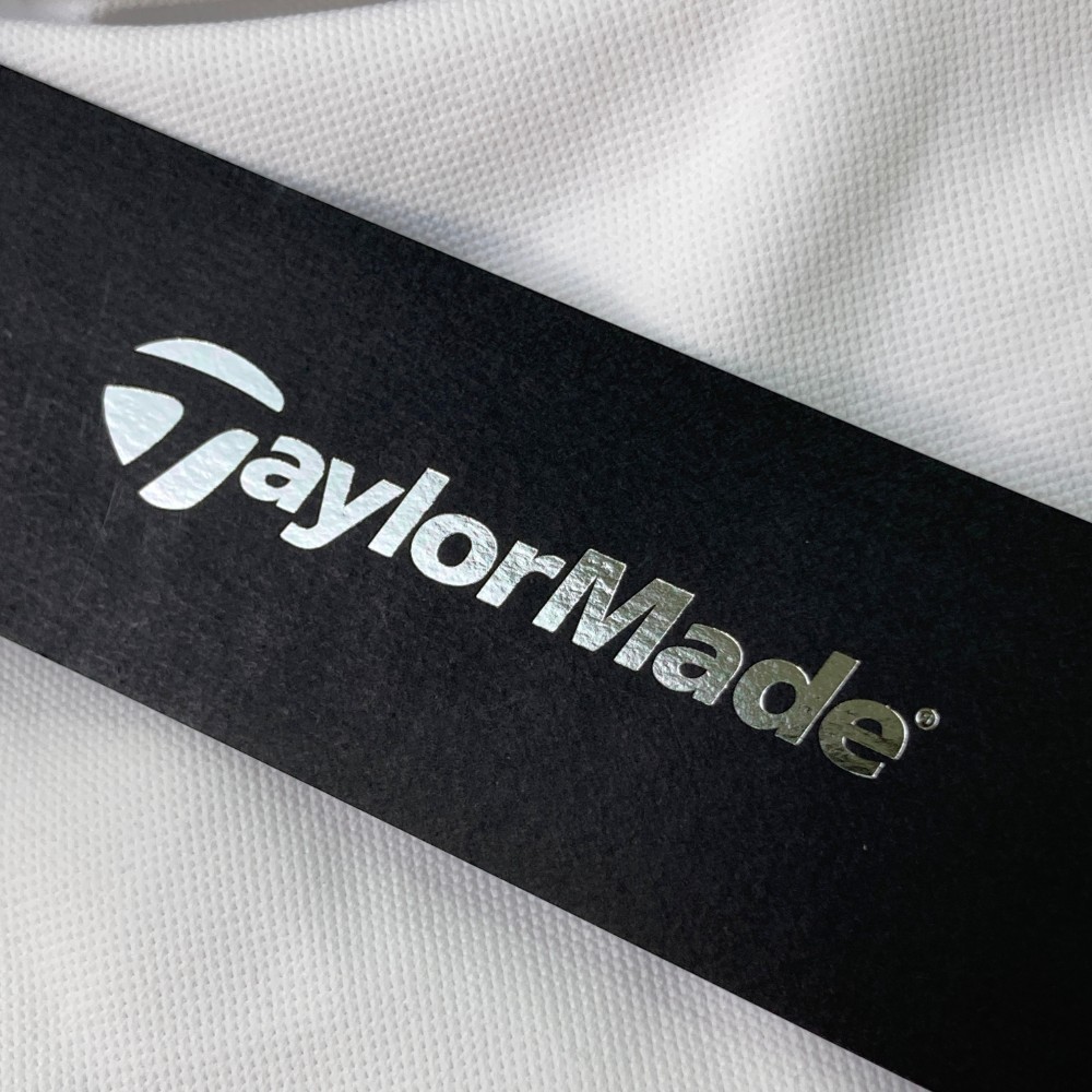 【新品】TAYLOR MADE テーラーメイド 半袖ポロシャツ ホワイト系 XO [240101070115] ゴルフウェア メンズ_画像8
