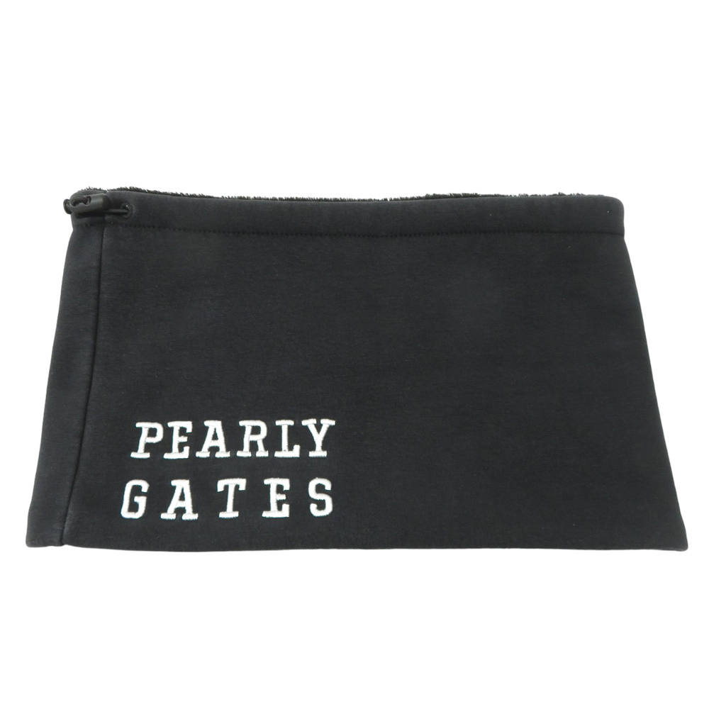 PEARLY GATES パーリーゲイツ ネックウォーマー ロゴ ブラック系 FR [240101106972] ゴルフウェア_画像2