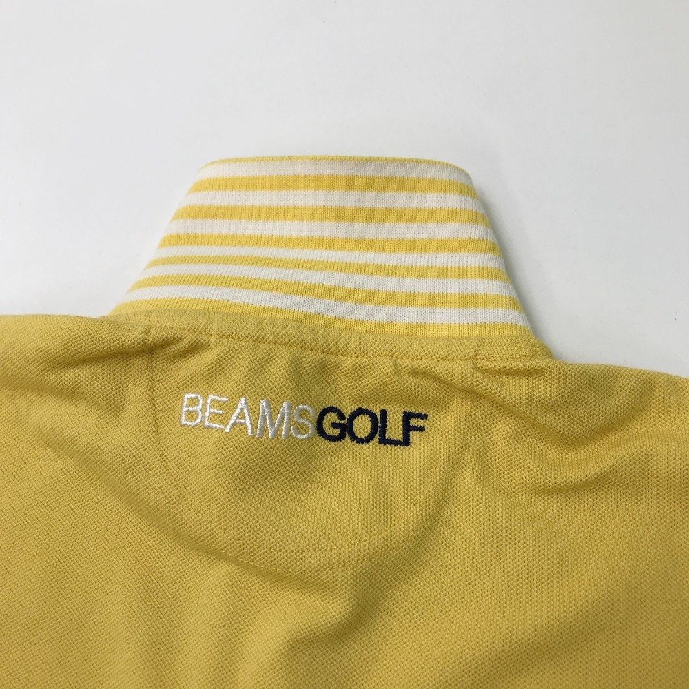 BEAMS GOLF ビームスゴルフ 半袖ポロシャツ イエロー系 S [240001993371] ゴルフウェア レディース_画像4