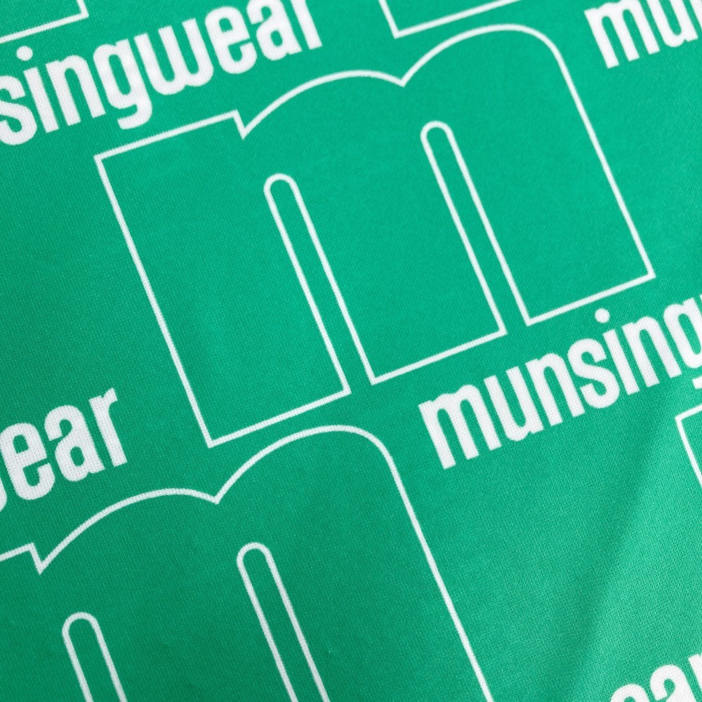MUNSING WEAR マンシングウェア 2023年モデル ハイネック半袖Tシャツ ロゴ グリーン系 L [240001981223] ゴルフウェア メンズの画像4