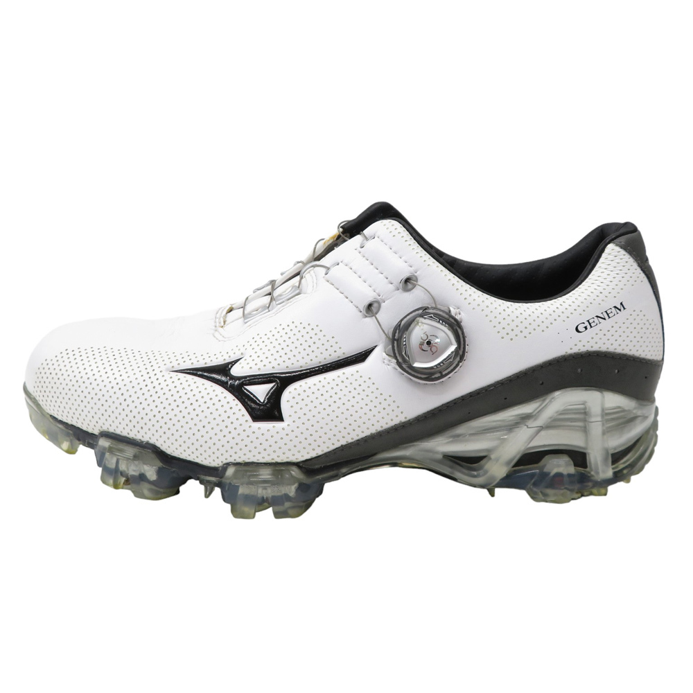 MIZUNO GOLF ミズノゴルフ 51GM160062 ジェネム006ボア ゴルフシューズ ホワイト系 25 [240001334202] ゴルフウェア メンズ_画像4