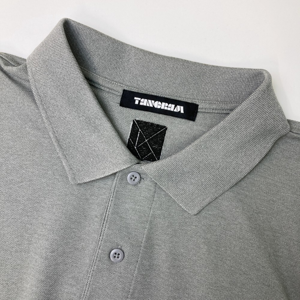 TANGRAM　タングラム 半袖ポロシャツ グレー系 XL [240101110455] ゴルフウェア メンズ_画像3