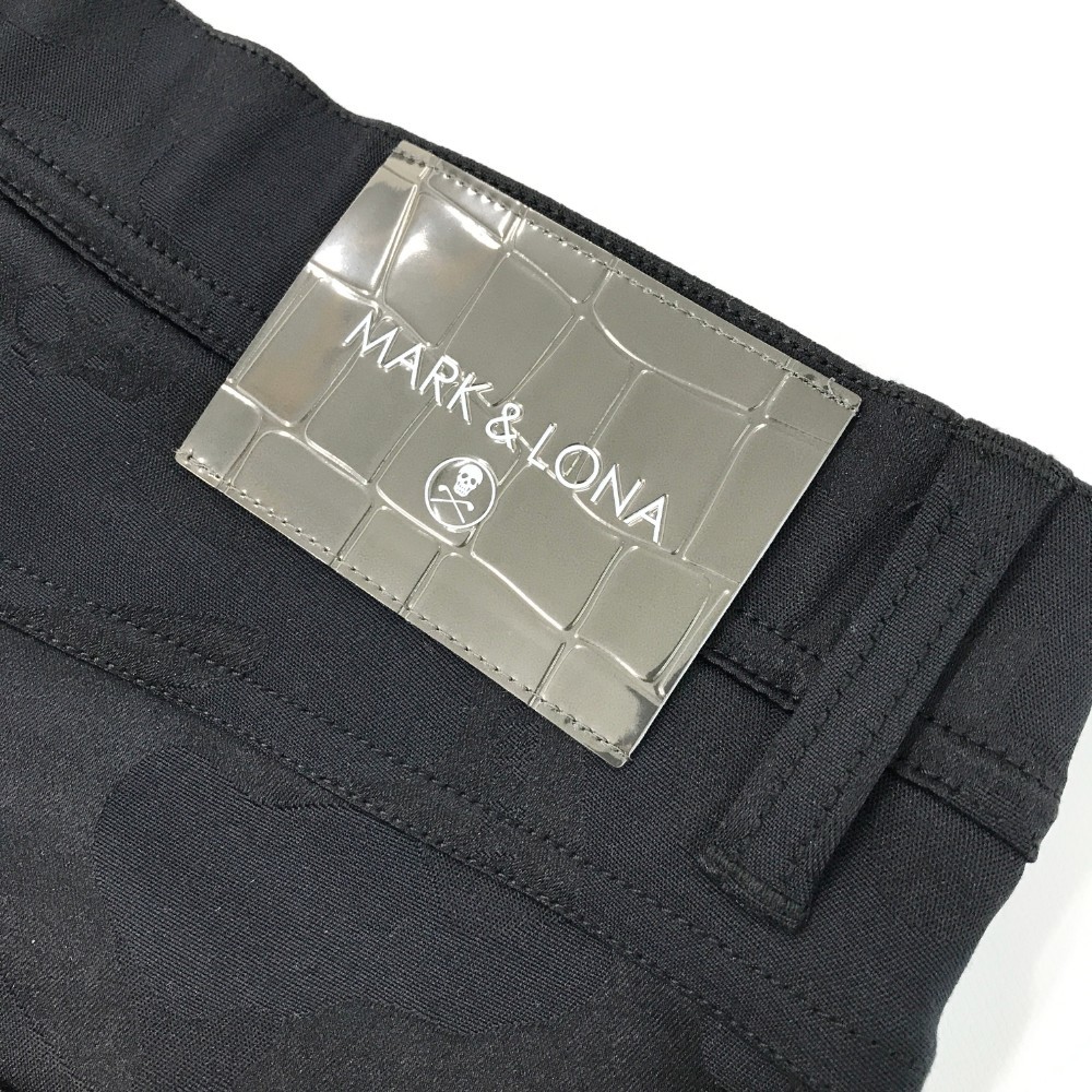 【新品】MARK&LONA マークアンドロナ 2022年モデル ハーフパンツ スカル 迷彩 カモフラ柄 ブラック系 50 [240101116017] ゴルフウェアの画像5