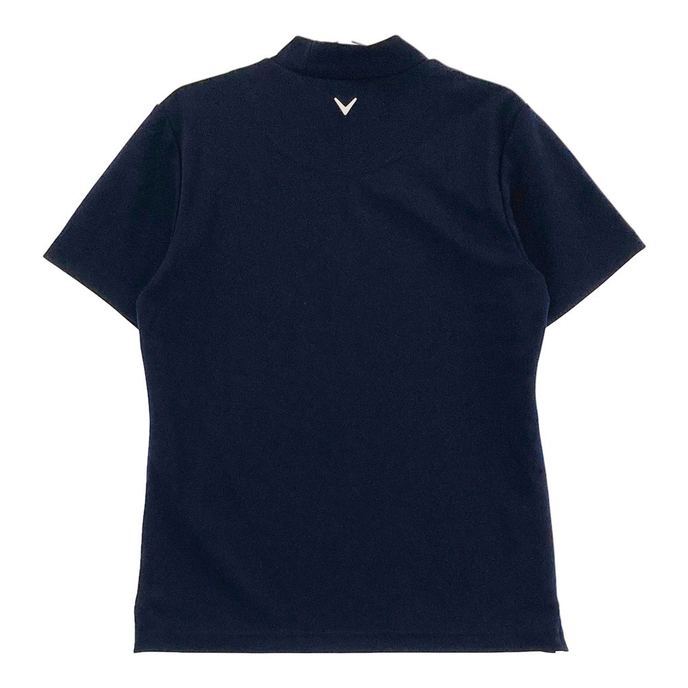 CALLAWAY キャロウェイ 2022年モデル ハイネック 半袖Tシャツ ネイビー系 M [240101112174] ゴルフウェア メンズ_画像2