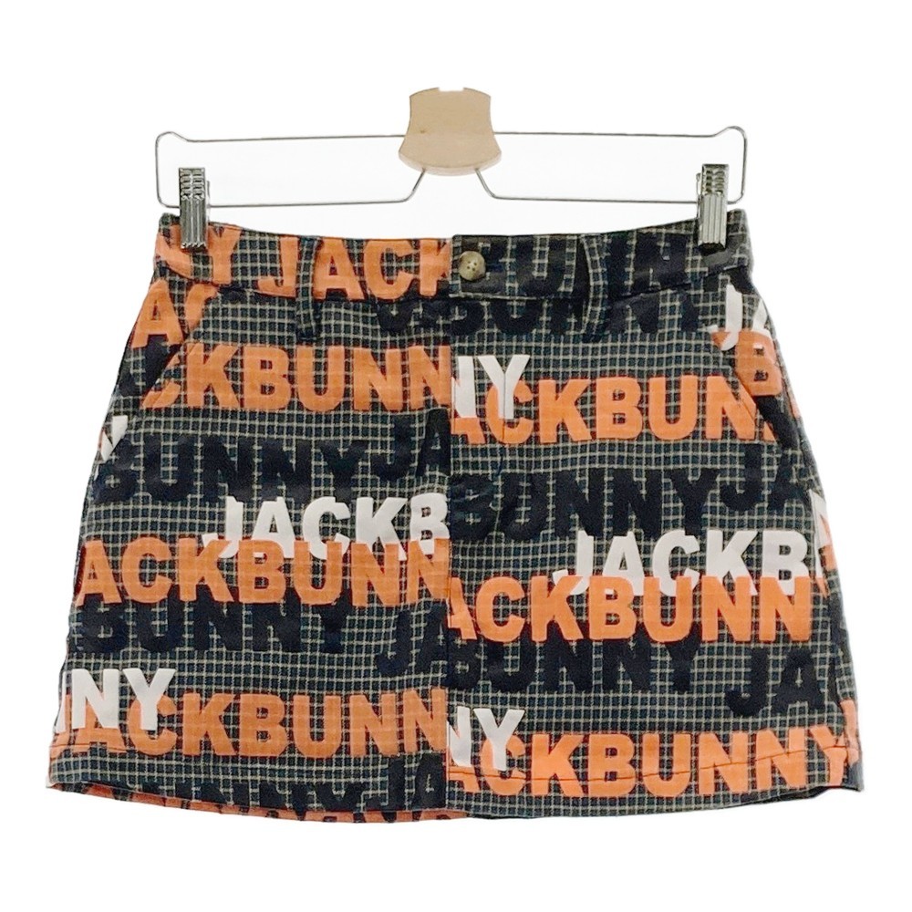 JACK BUNNY ジャックバニー インナー付 スカート 総柄 オレンジ系 1 [240101120350] ゴルフウェア レディース