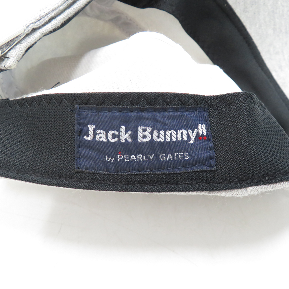 JACK BUNNY ジャックバニー ワークキャップ グレー系 FR [240101120769] ゴルフウェアの画像5