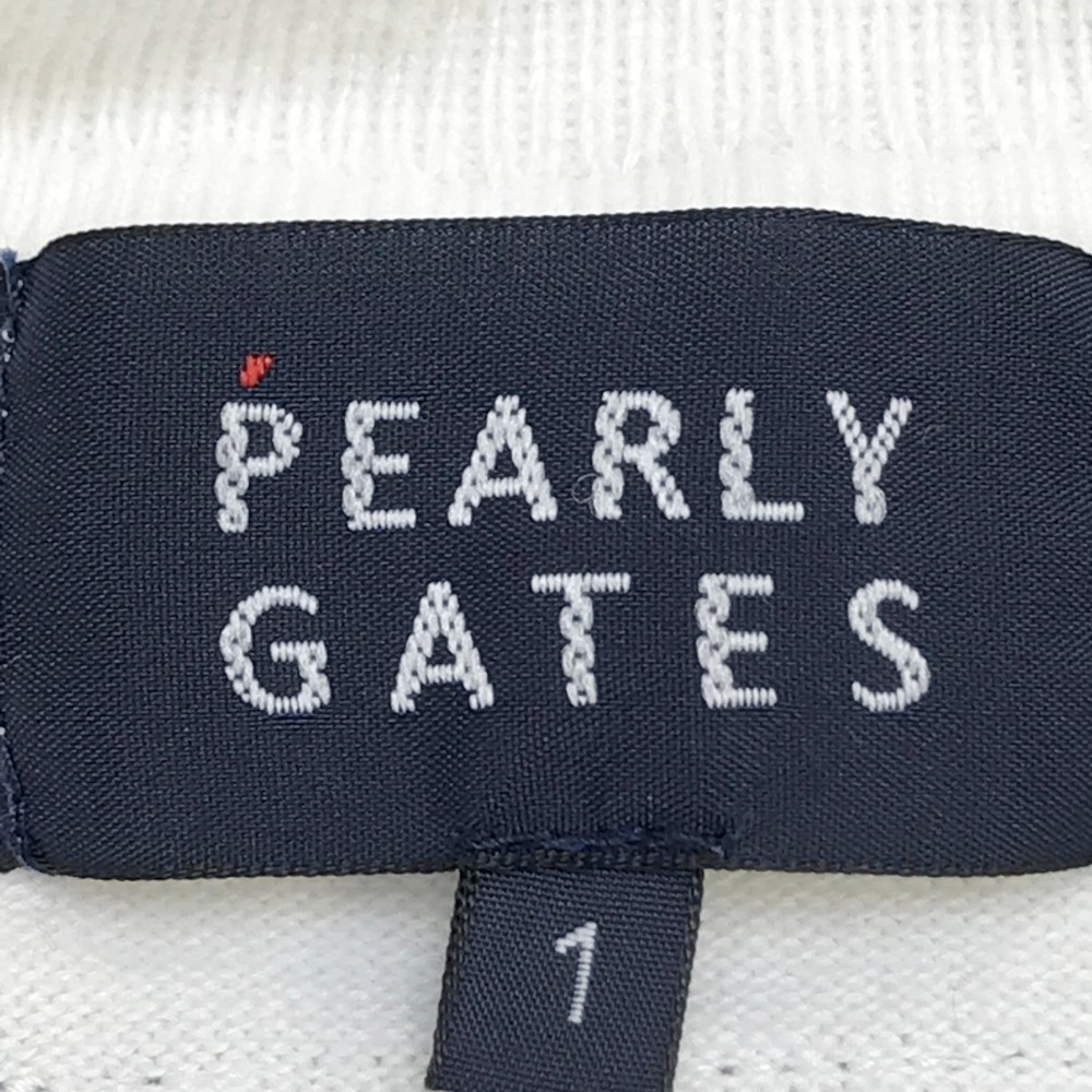 PEARLY GATES パーリーゲイツ タートルネック ニットセーター ホワイト系 1 [240101119012] ゴルフウェア レディース_画像3