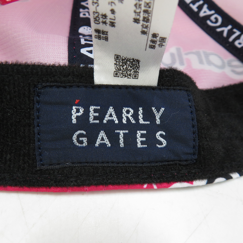 PEARLY GATES パーリーゲイツ 053-3287807 2023年 キャップ ロゴ ピンク系 FR [240101093925] ゴルフウェア_画像5