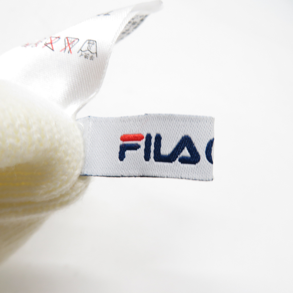 【新品】FILA GOLF フィラゴルフ つば付 ニットキャップ ホワイト系 F [240101123654] ゴルフウェア_画像6