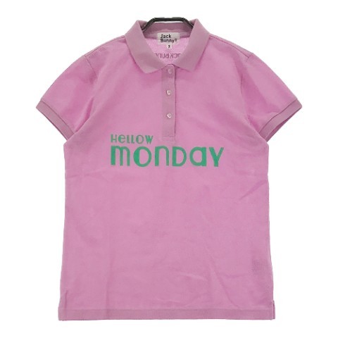 JACK BUNNY ジャックバニー 半袖ポロシャツ ピンク系 2 [240001891689] ゴルフウェア レディース