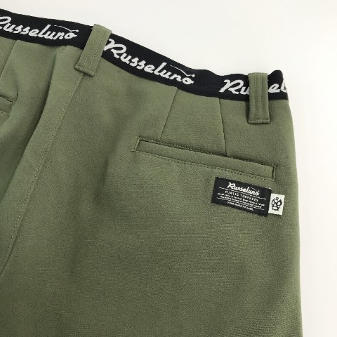 【1円】RUSSELUNO ラッセルノ 2021年モデル 裏起毛 ストレッチパンツ グリーン系 7 [240101000515]_画像4