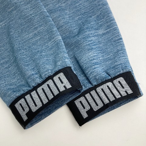 【1円】PUMA GOLF プーマゴルフ 923924 裏起毛スウェットパンツ 総柄 ブルー系 XL [240101088440]_画像4