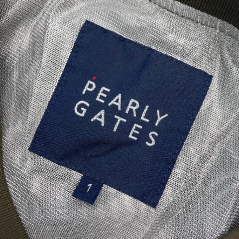 【1円】PEARLY GATES パーリーゲイツ インナー付 蓄熱スニードジャック カーキ系 1 [240101097013]_画像6