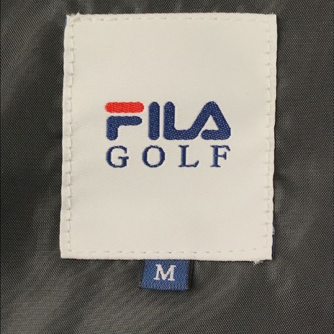 【1円】FILA GOLF フィラゴルフ 中綿 ロング ジャケット ネイビー系 M [240001920195]_画像5