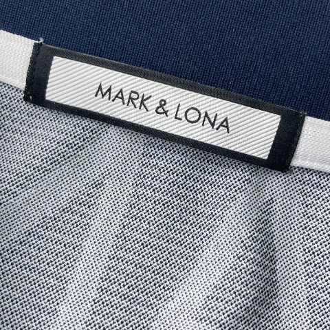 【1円】MARK&LONA マークアンドロナ 半袖ポロシャツ スカル 総柄 48 [240101062009]_画像4