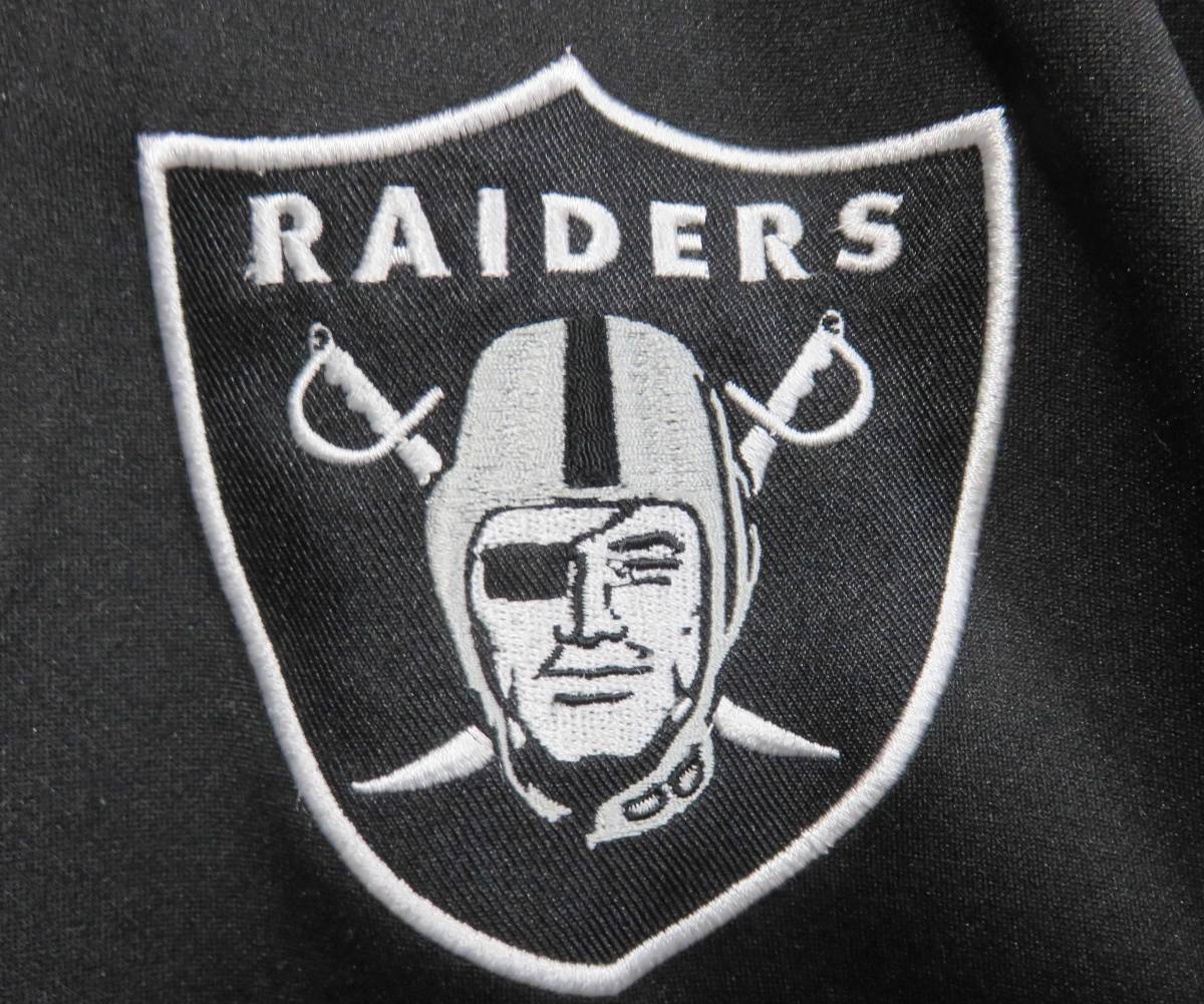 海外XL黒■HANDSHIGH NFLラスベガス・レイダース Las Vegas Raidersフルジップフードパーカー◆激渋◆アメリカンフットボール・アメフトの画像2