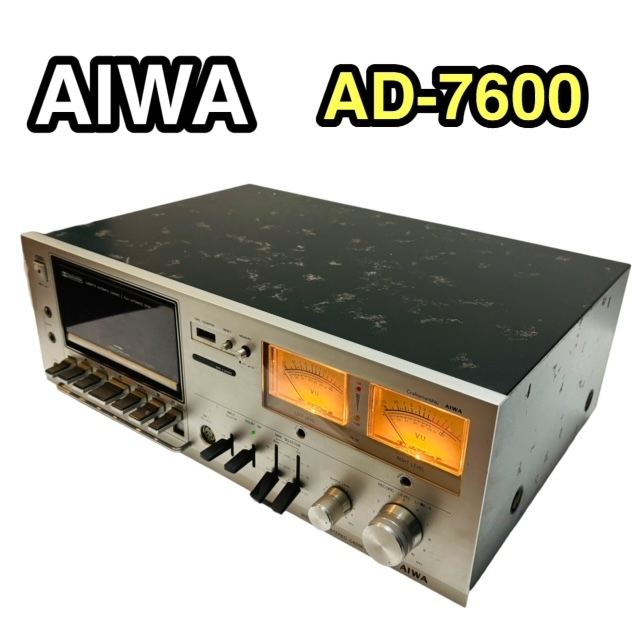 ★AIWA AD-7600 カセットデッキ アイワ オーディオ機器☆_画像1