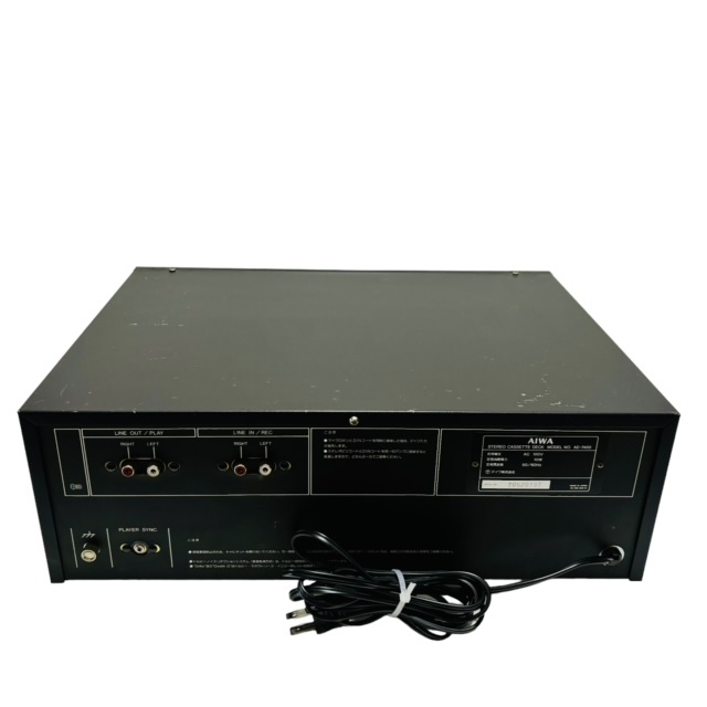 ★AIWA AD-7400 アイワ ステレオ カセットデッキ MFRシリーズ カセットプレーヤー ビンテージ 1977頃発売 当時の価格￥59800☆
