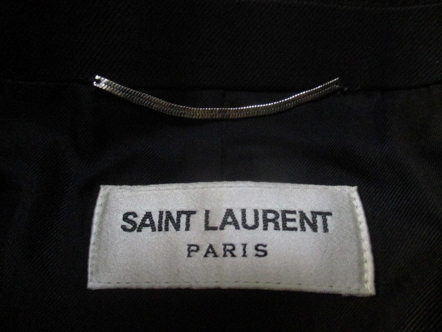 サンローランパリ　SAINT LAURENT PARIS　 14AW エディ　スリマン期　 金ボタン ブレザー ジャケット 黒 42　国内正規品_画像3