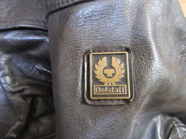 BELSTAFF bell штат служащих PANTHER 1966 кожа стеганое полотно милитари жакет чёрный S внутренний стандартный товар 