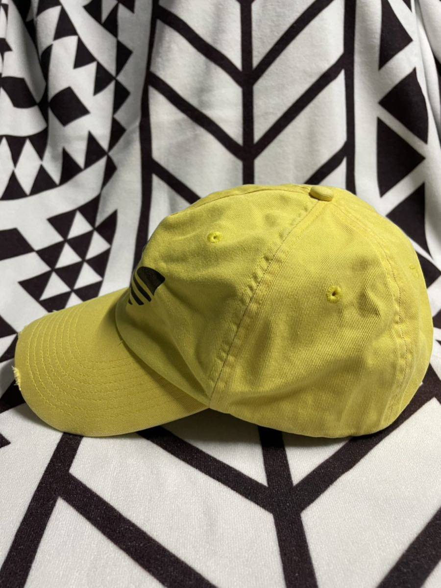 adidas アディダス　クリーンナップキャップ　ベースボール　黄色　キャップ 帽子 CAP_画像2
