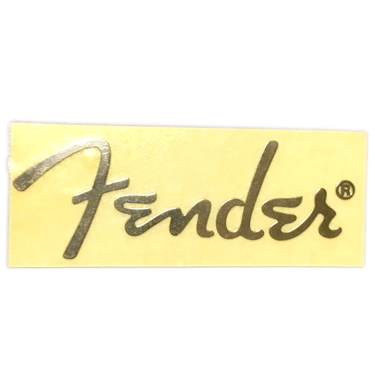 Fender　メタルロゴ　ステッカー　「ゴールド」_画像1