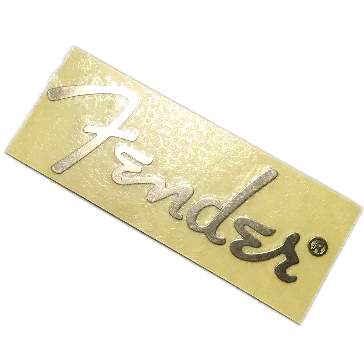 Fender metal logo-sticker [ Gold ]