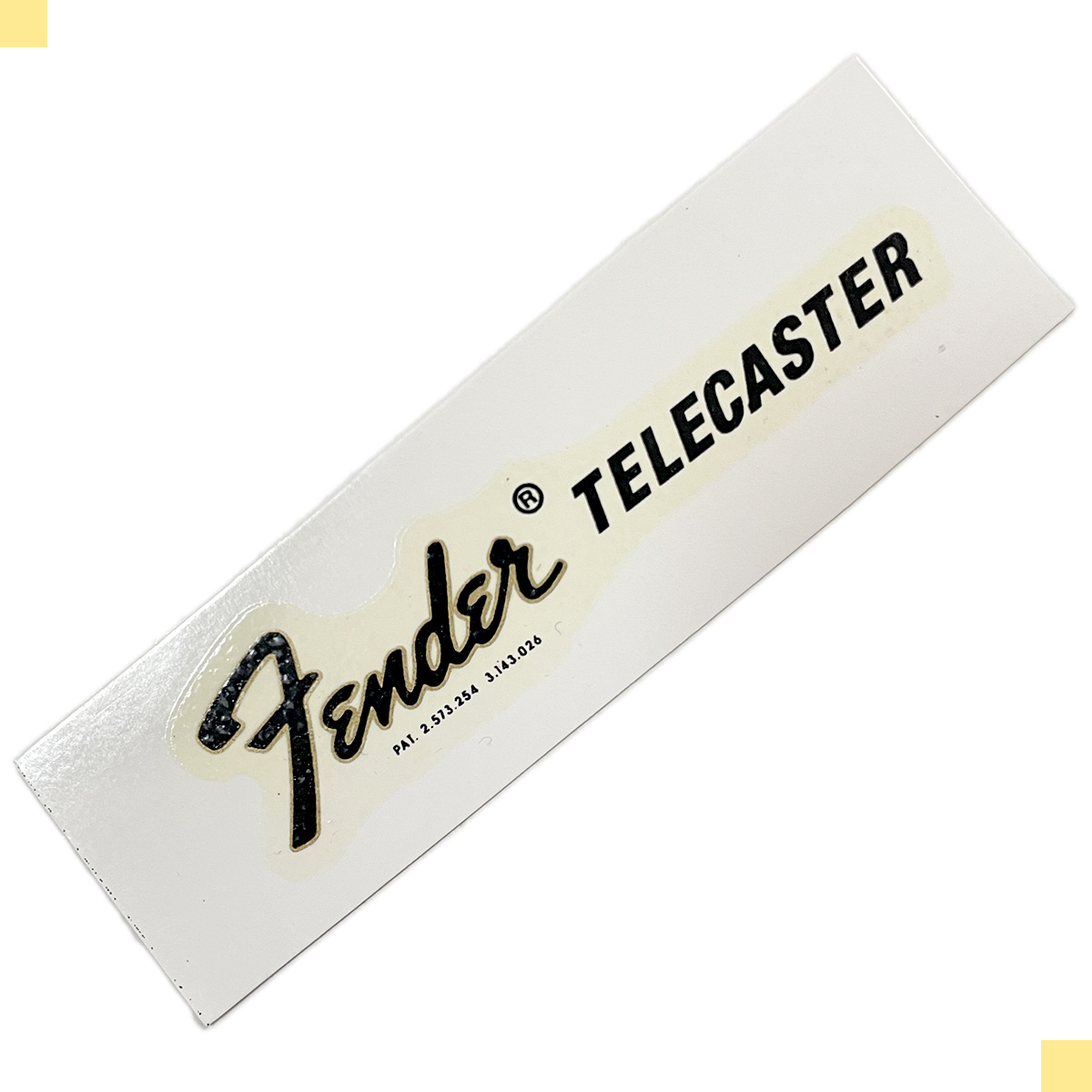 Fender Telecaster 67〜68年頃トラロゴ　パテント入り水張りデカール_画像1