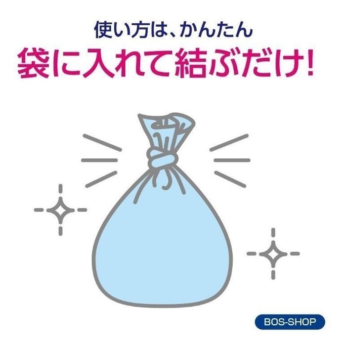 うんちが臭わない袋 BOS ボス ペット用 S サイズ 200枚入 3個セット 防臭袋 犬用 犬 トイレ ブルー 合計600枚_画像2