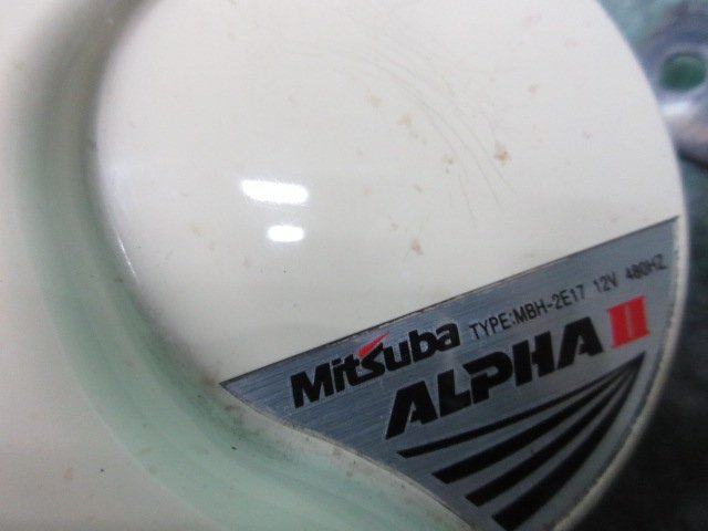 ☆ Mitsuba　ミツバ　ALPHA Ⅱ　アルファ Ⅱ ホーン　MBH-2E17 / MBL-2E18　ジャンク ☆_画像2