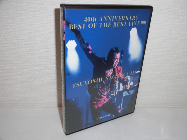 2305-2524◆長渕剛 40th ANNIVERSARY BEST OF THE BEST LIVE!!!!! DVD BOOK_画像1