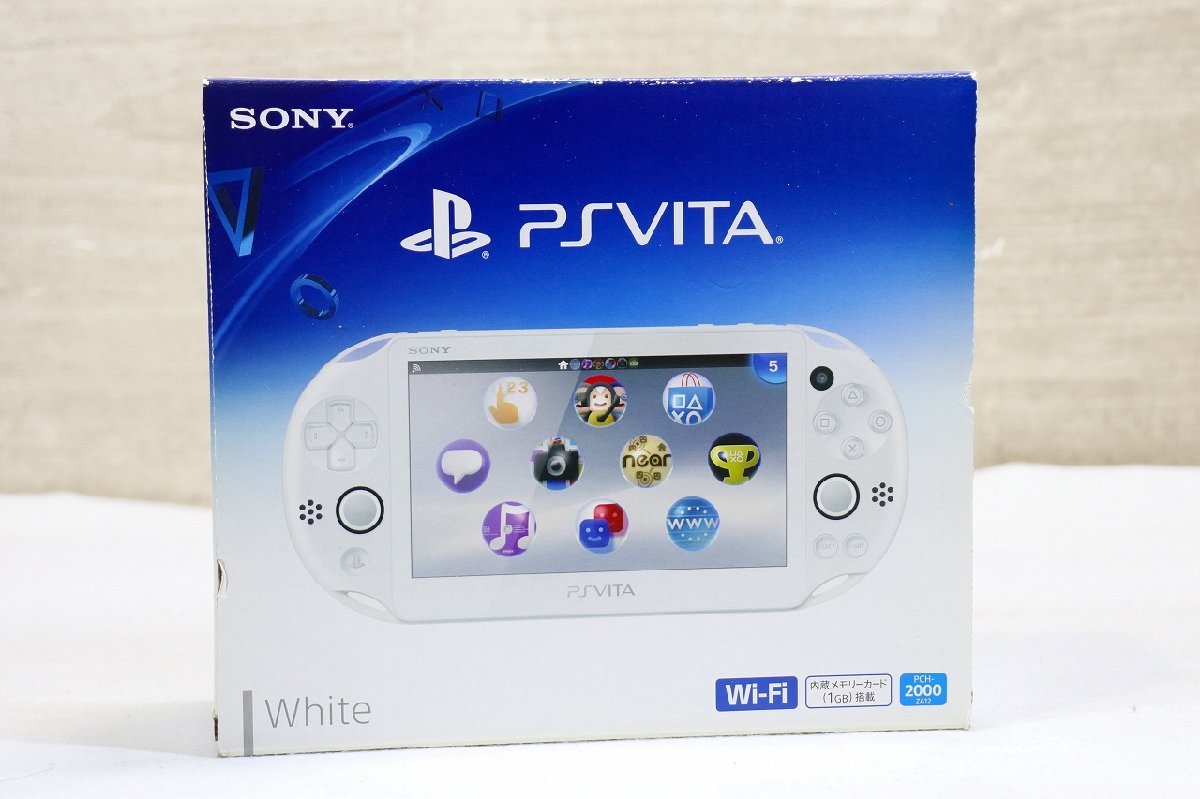 【質Banana】未使用品☆SONY/ソニー PCH-2000 ZA12 VITA2000 PSVITA White ポータブルゲーム 本体 現品限り♪_画像3