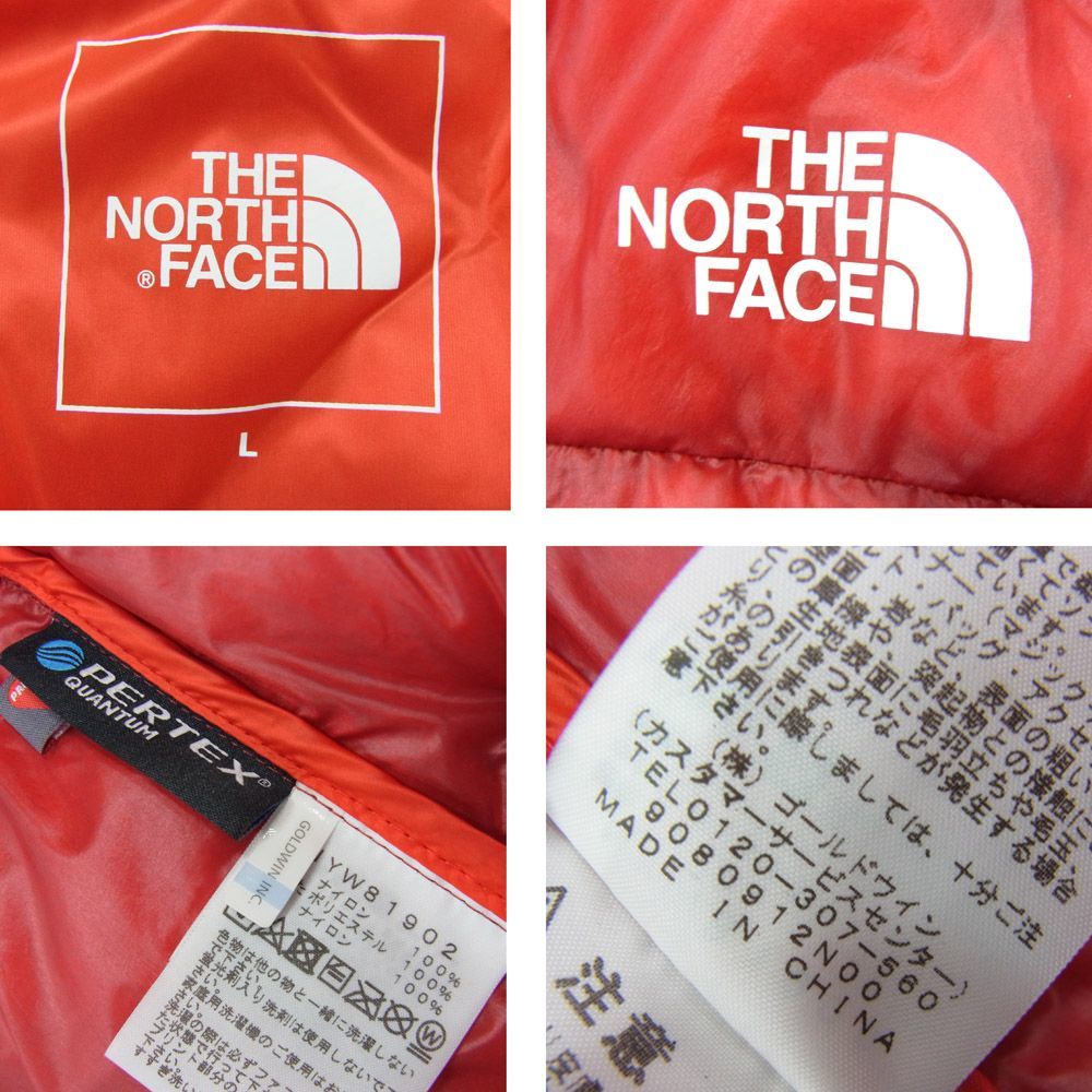 美品●THE NORTH FACE ノースフェイス 19AW NYW81902 ポラリスインサレーテッドフーディ ジャケット ブルゾン 中綿入り レディース Lサイズ_画像9