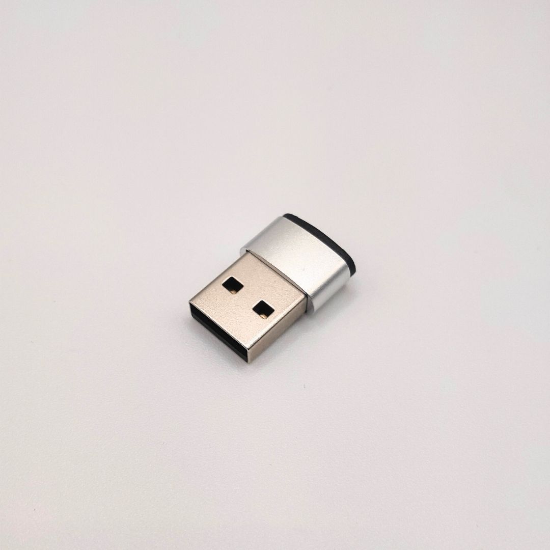 USB Type-C 変換 タイプC 変換アダプタ iPhone 2個 シルバー_画像8