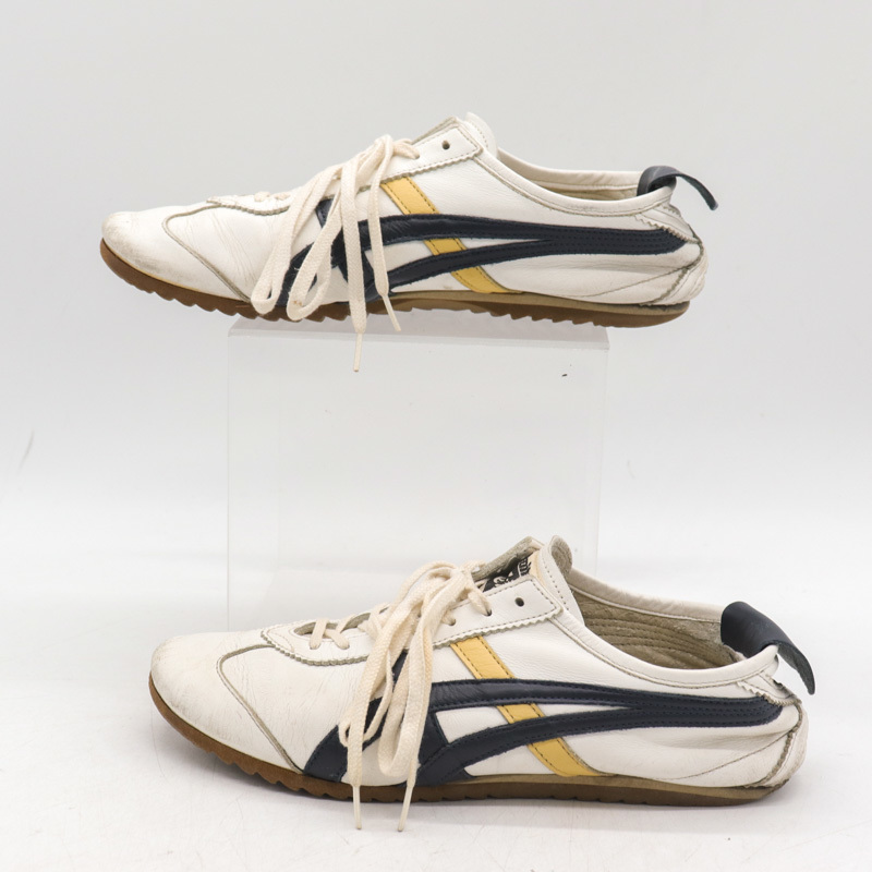 オニツカタイガー スニーカー OT6010 リンバー レザー ローカット 靴 シューズ 白 レディース 23cmサイズ ホワイト ONITSUKA TIGER_画像8