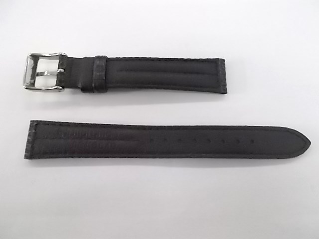 N-127（14）　牛（型押シャーク）　黒　16mm　新品　本物　正規品 皮革　革 腕時計 交換バンド　時計ベルト　交換用　マルマン　MARUMAN_画像7