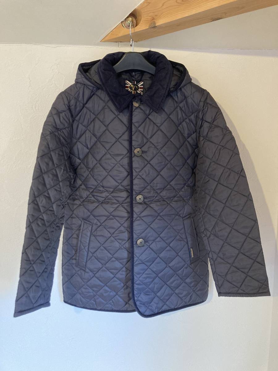 LAVENHAM ラベンハム DENSTON デンストン キルティングジャケット 国内正規品　サイズ XL UK 42　カラー ネイビー　made in england_画像1