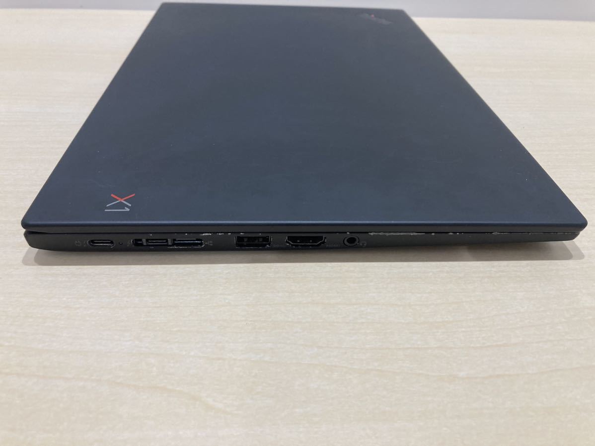 ジャンク品【通電確認済】Lenovo ThinkPad X1 Carbon 7th レノボシンクパッドノートパソコン20QE-S6GW00 部品取り修理転売にもデジタル_画像9