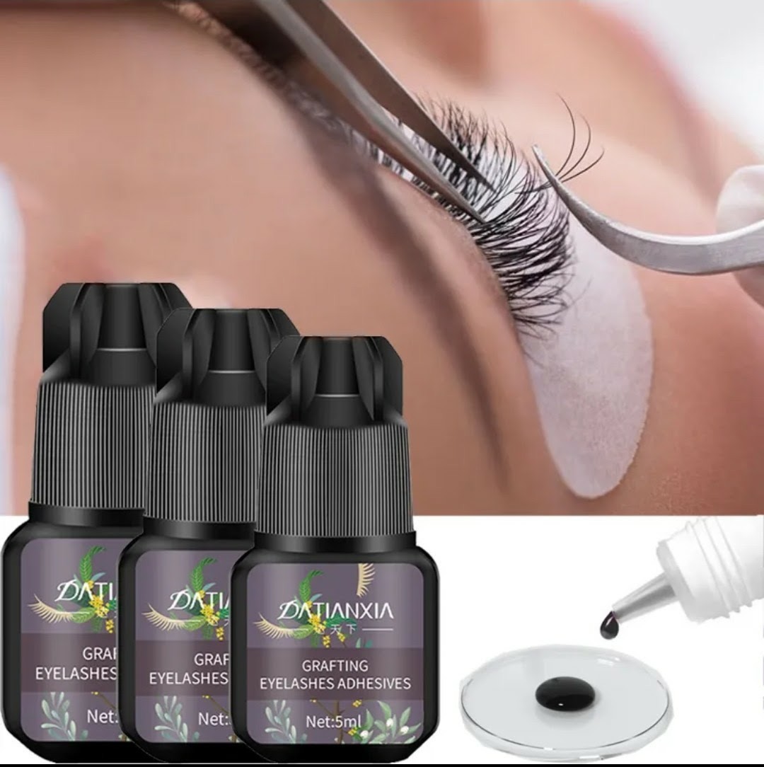  new goods matsuek glue 5ml eyelashes extensions adhesive self false eyelashes . wool perm low . ultra,