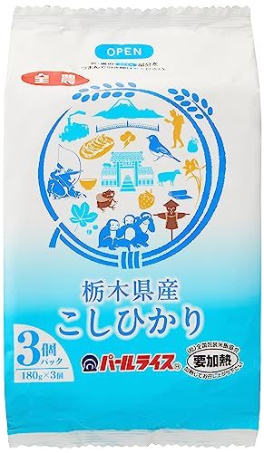  pearl rice pack rice Tochigi prefecture production Koshihikari 180g×24 piece 