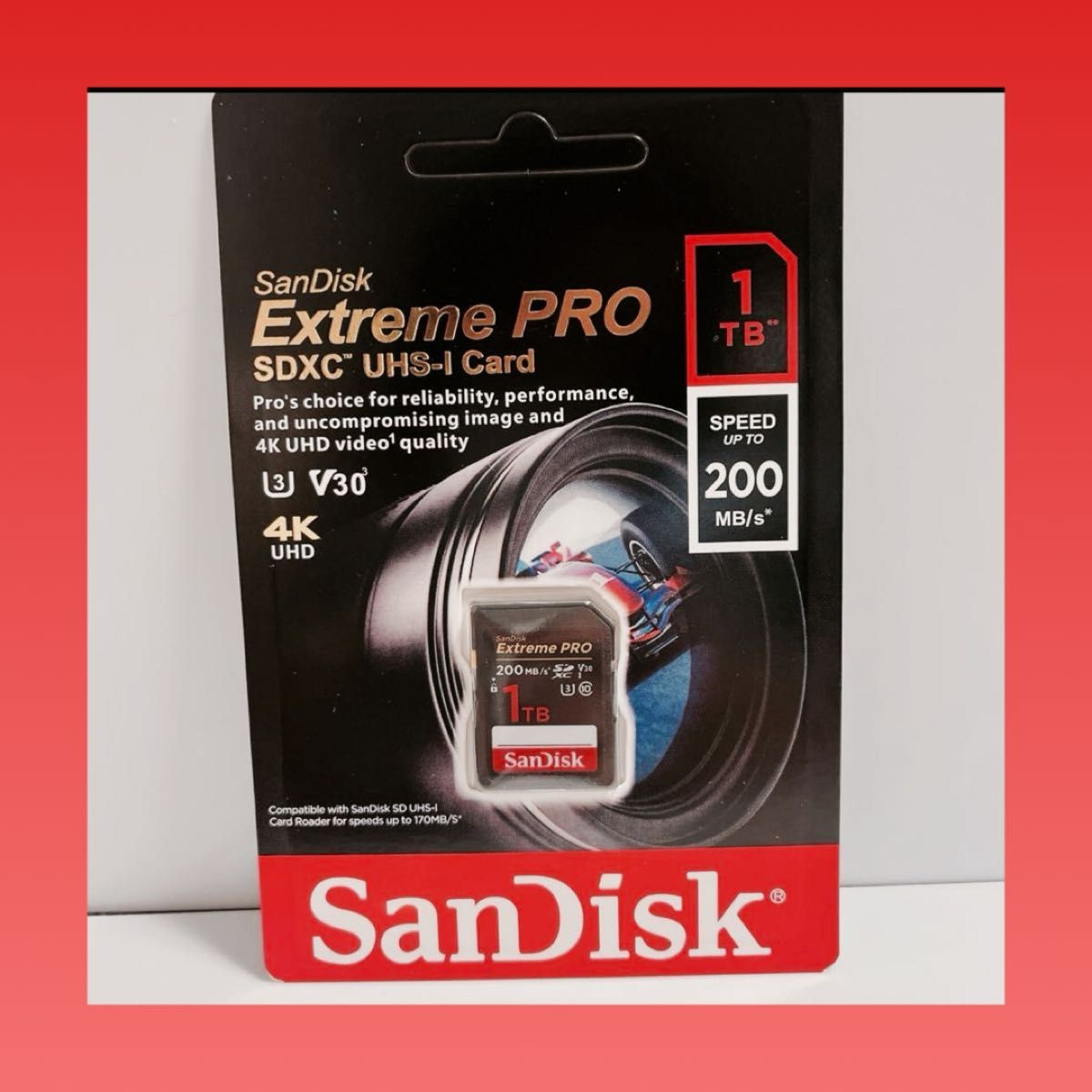 SanDisk (サンディスク) 1TB Extreme PRO SDXC UHS-I メモリーカード - C10、SDカード