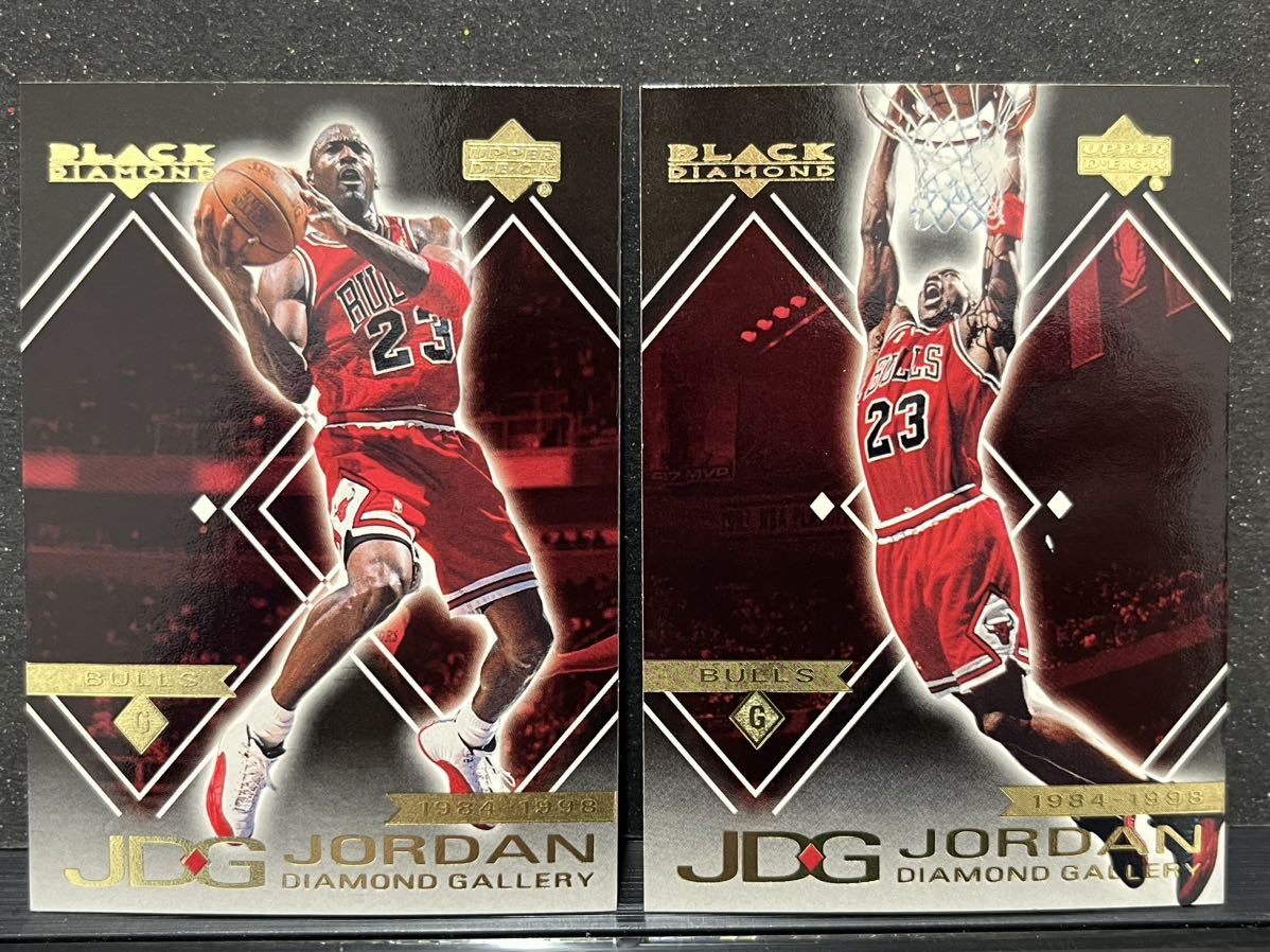 1999-00 Upper Deck Black Diamond Jordan Diamond Gallery DG1,DG2,DG5,DG6,DG7,DG8,DG10 7枚セット Michael Jordan マイケル ジョーダン_画像2