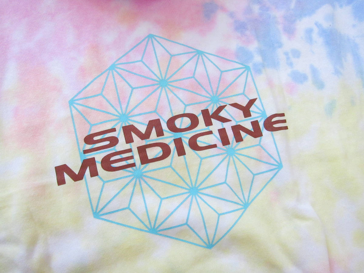 売切れ品【新品】SMOKY MEDECINE TIEDYE パーカー L / CHAR LIVE 2023〜Official Goods【検索:Psychedelix DIBS BAHO ZICCA JL&C】_画像3