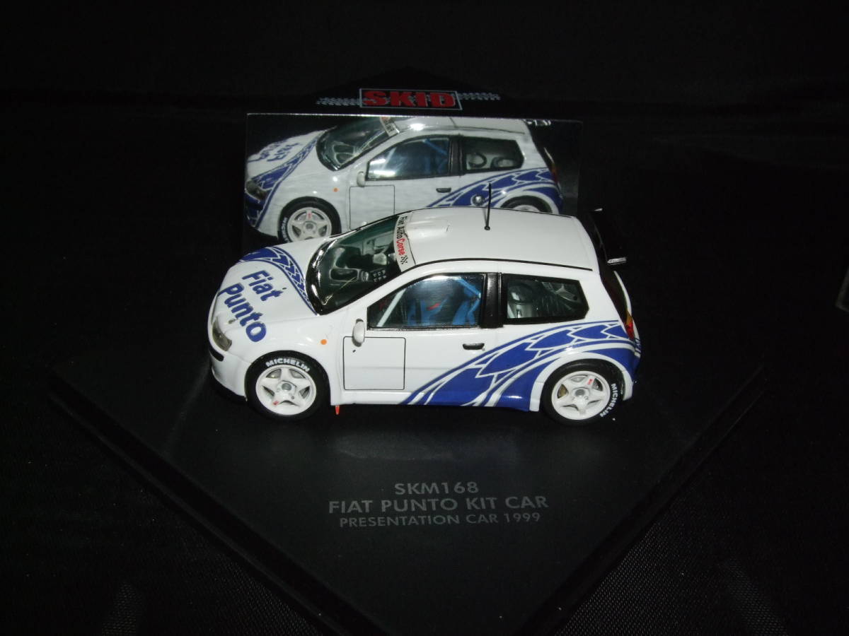 VITTESSEビテス 1/43 SKID SKW168 FIAT PUNTO KIT CAR PRESENTATION CAR 1999 白 フィアットプント 美品