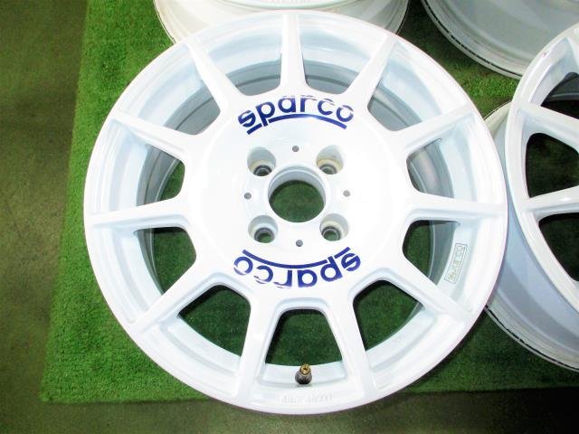 SPARCO Terra スパルコ テラ OZ 16×7J +25 4H 4穴 PCD108 ホワイト 4本セット アルミホイール 16インチ シトロエン ピカソ_画像4