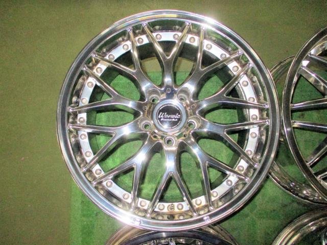 MONZA JAPAN warwic モンツァ ワーウィック 18×8J +38 2本 9J+45 2本 5H 5穴 PCD114.3 4本セット アルミホイール 18インチ アリスト_画像2