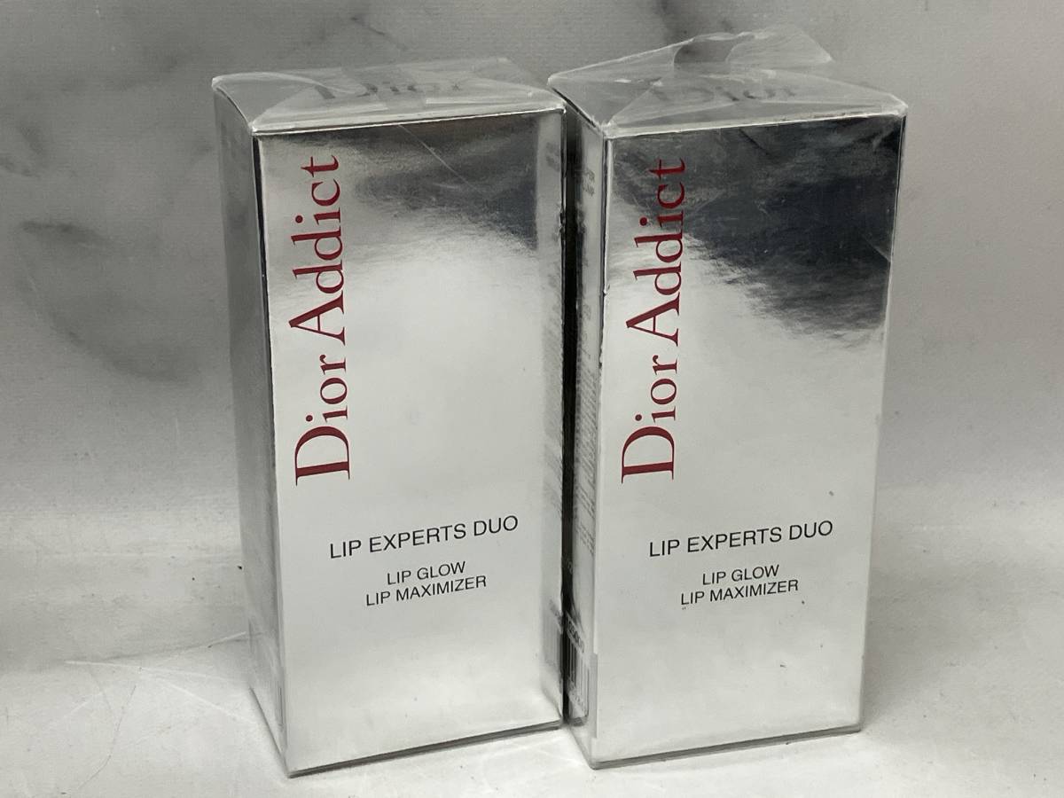 【2個セット】Dior Addict ディオール アディクト リップエキスパートデュオ リップグロウ&リップマキシマイザー セット 未使用_画像2